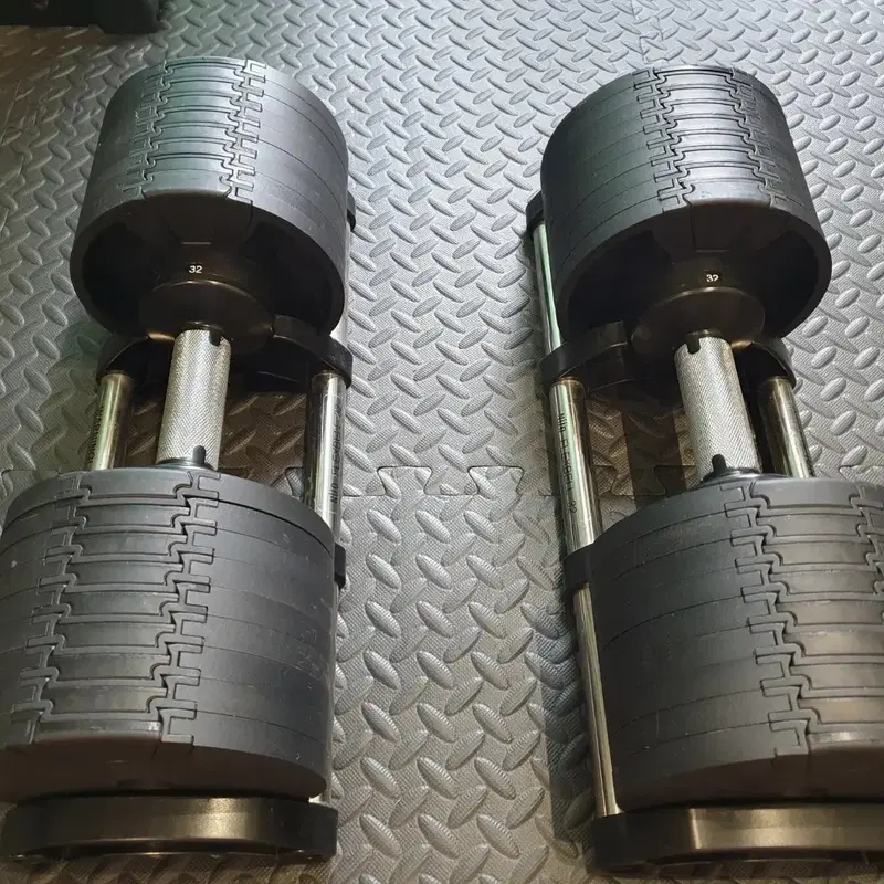 누오 정품 플렉스벨 32 무게조절 덤벨 32kg 세트 2개 1쌍 제품상태특급(4키로단위조절)