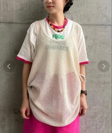 빔즈 보이 BEAMS BOY 피쉬넷 탱크탑