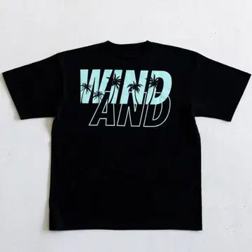 WIND AND SEA 티셔츠 블랙 오키나와 미야코지마 한정판 L 사이즈