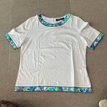 새상품급 LEONARD FASHION 꽃무늬 반팔 티셔츠