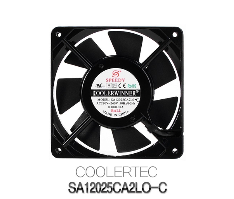 (새상품)쿨러텍 SA12025CA2LO-C 쿨러 튜닝 120(mm) AC220V 커텍터(유)