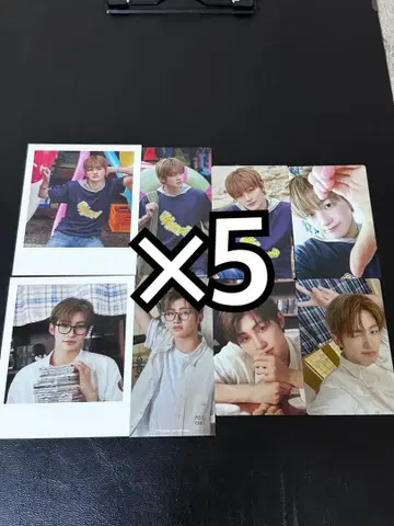 지훈 TWS SODA SODA 솔로 자켓 봉입 트레이딩 카드 컴프 x 5