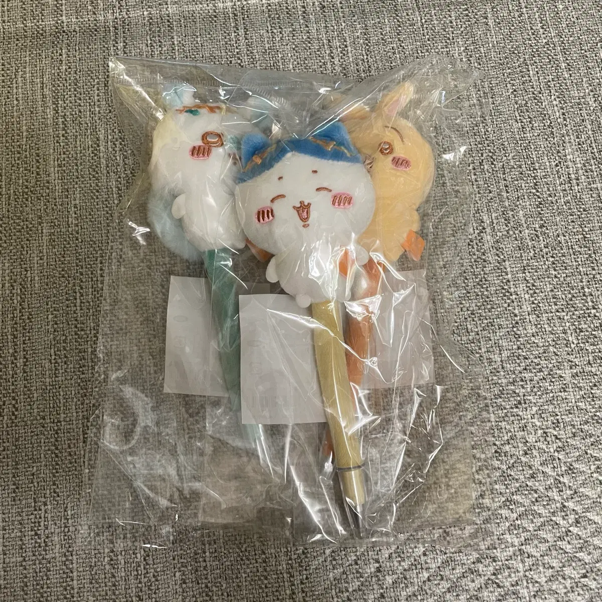 일괄) 치이카와 8탄 푹신폭신 솜털 금목서 마스코트 볼펜 우사기 하치와레 모몽가