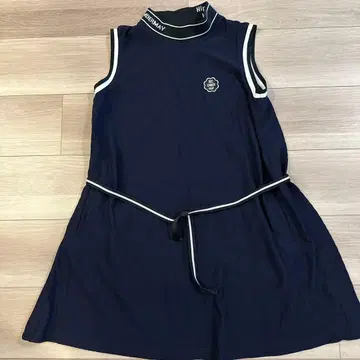 DECEMBERMAY 메쉬 원피스 NAVY 디셈버메이