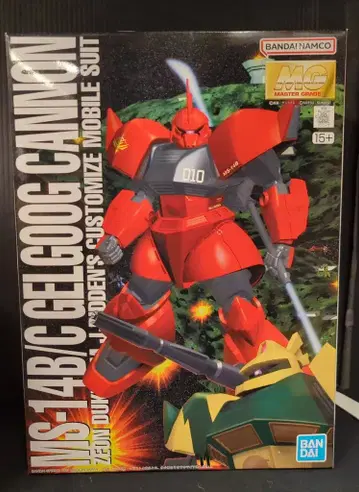 BANDAI SPIRITS MG 반다이남코판 겔구그 캐논 조니 라이덴 소좌기