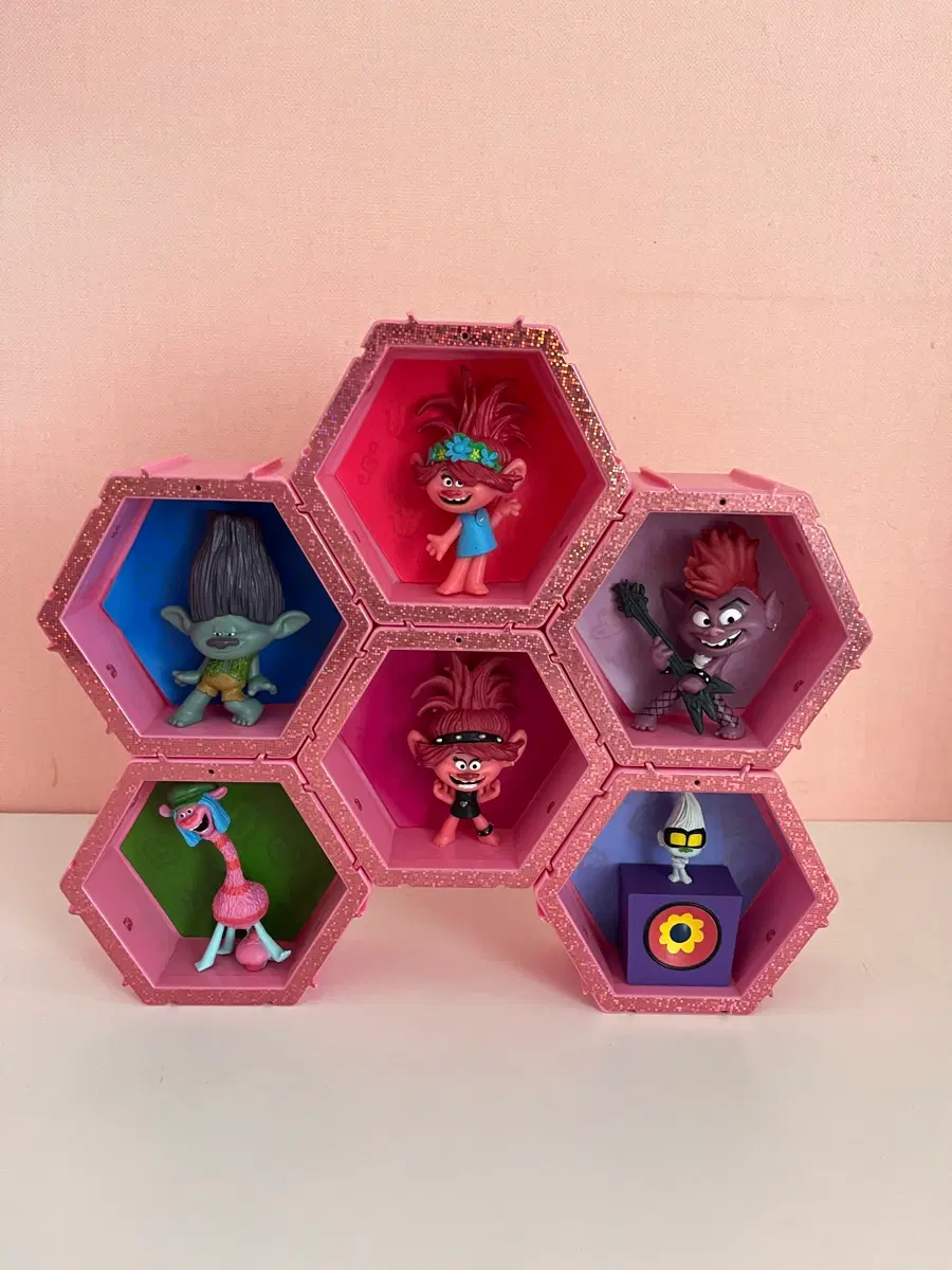 드림웍스 트롤 피규어 collect connect display