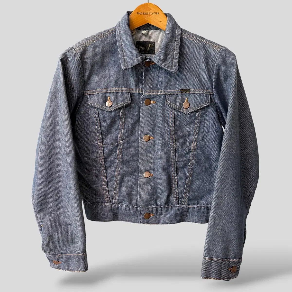 (키즈18)빈티지 WRANGLER 랭글러 데님자켓