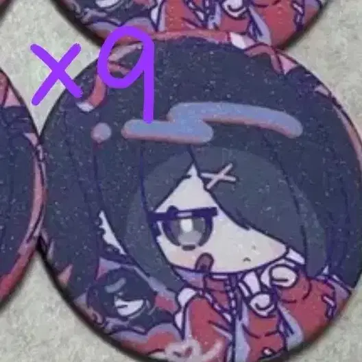 니디걸 오버도즈 아메&초텐 캔뱃지 일괄