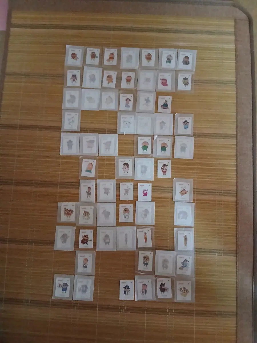 짱구3탄 띠부씰 62종 짱구띠부씰