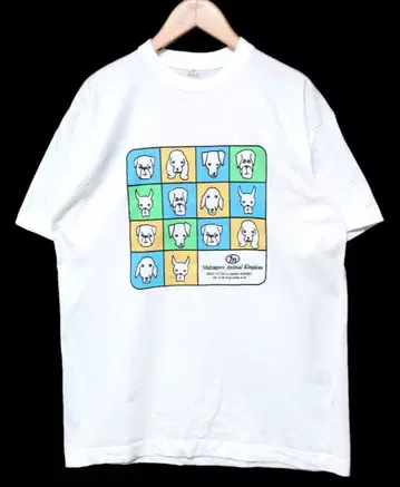 VINTAGE 무츠고로 동물 왕국 하타 마사노리 티셔츠 M