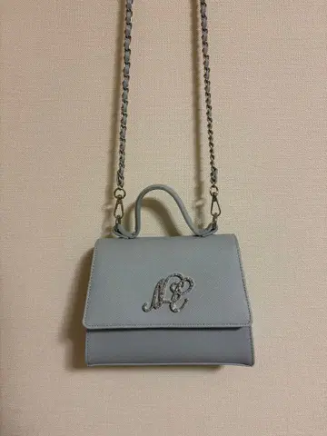 NICE CLAUP 숄더백 스카이블루