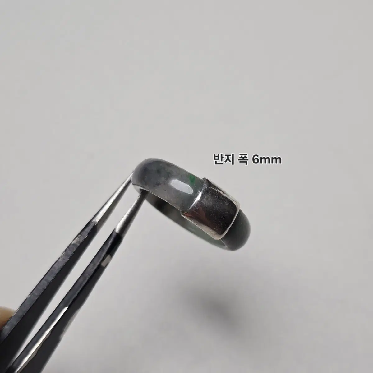 천연 A제이드 비취 실버장식 비취반지 옥반지 KS14호