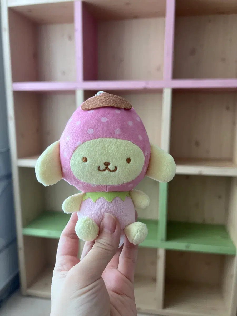 고전 딸기 폼폼푸린 마코인형