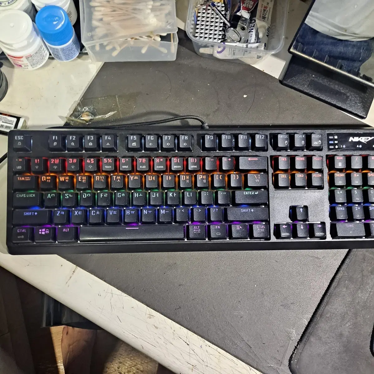 NKEY K2 SE 레인보우 LED 기계식 키보드