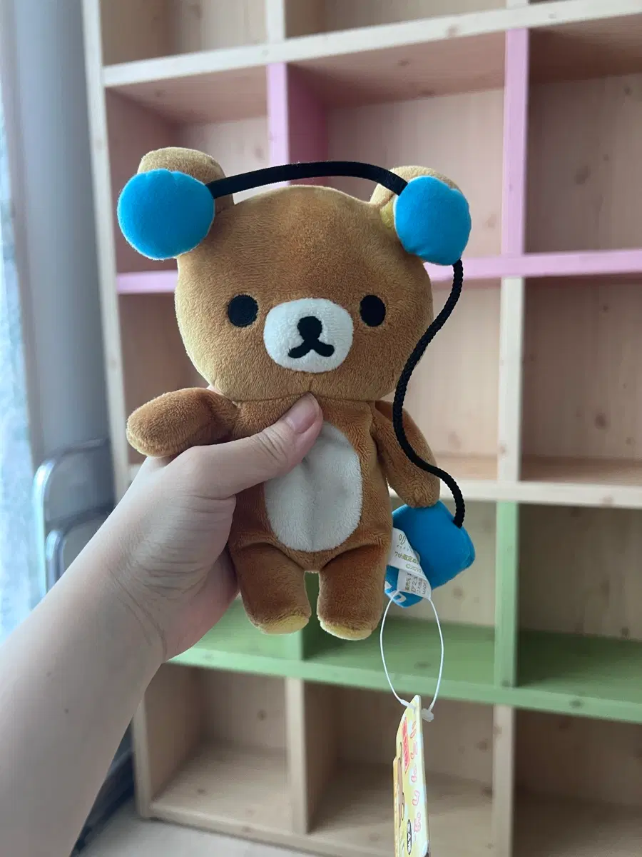 고전 리락쿠마 헤드셋 mp3 인형 마스코트