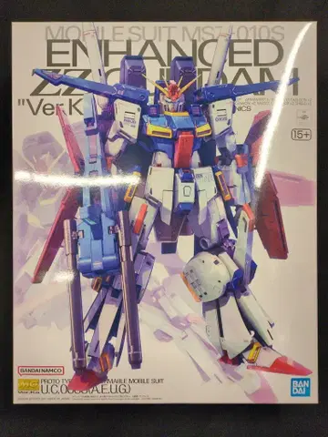 BANDAISPIRITS MG 1/100 반다이남코판 강화형 더블 제타 건담 Ver.Ka/15+ 표기