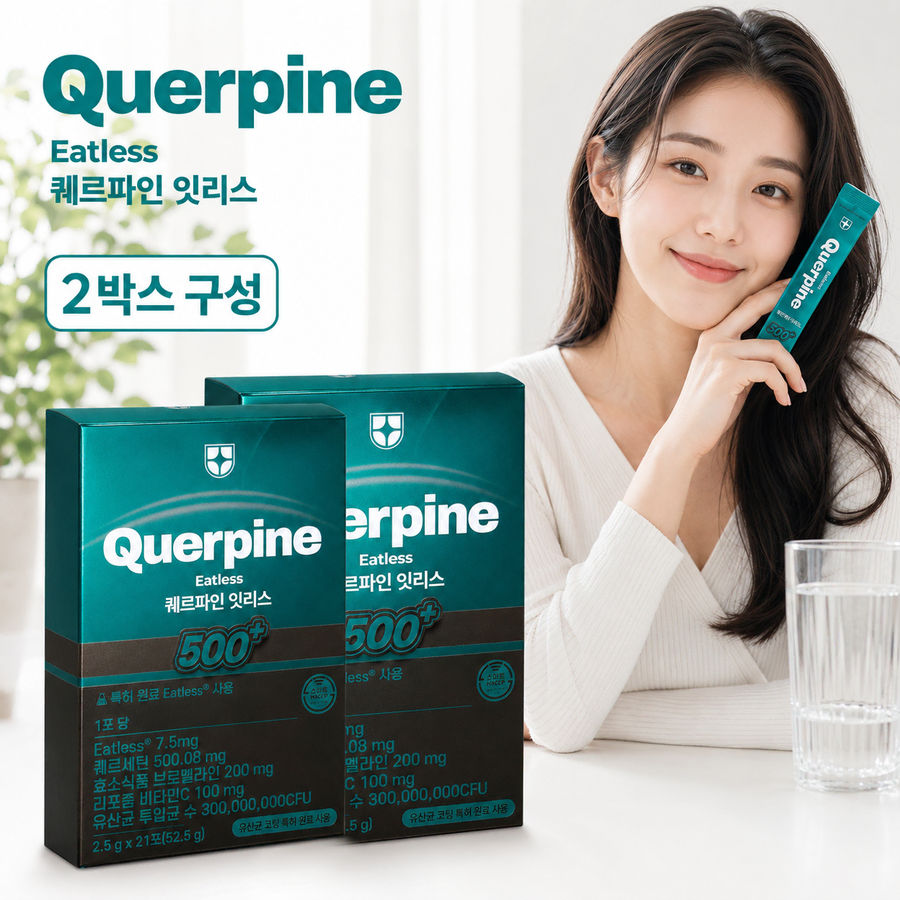 [도연] 퀘르파인 잇리스 퀘르틴산 특허 유산균, 2박스