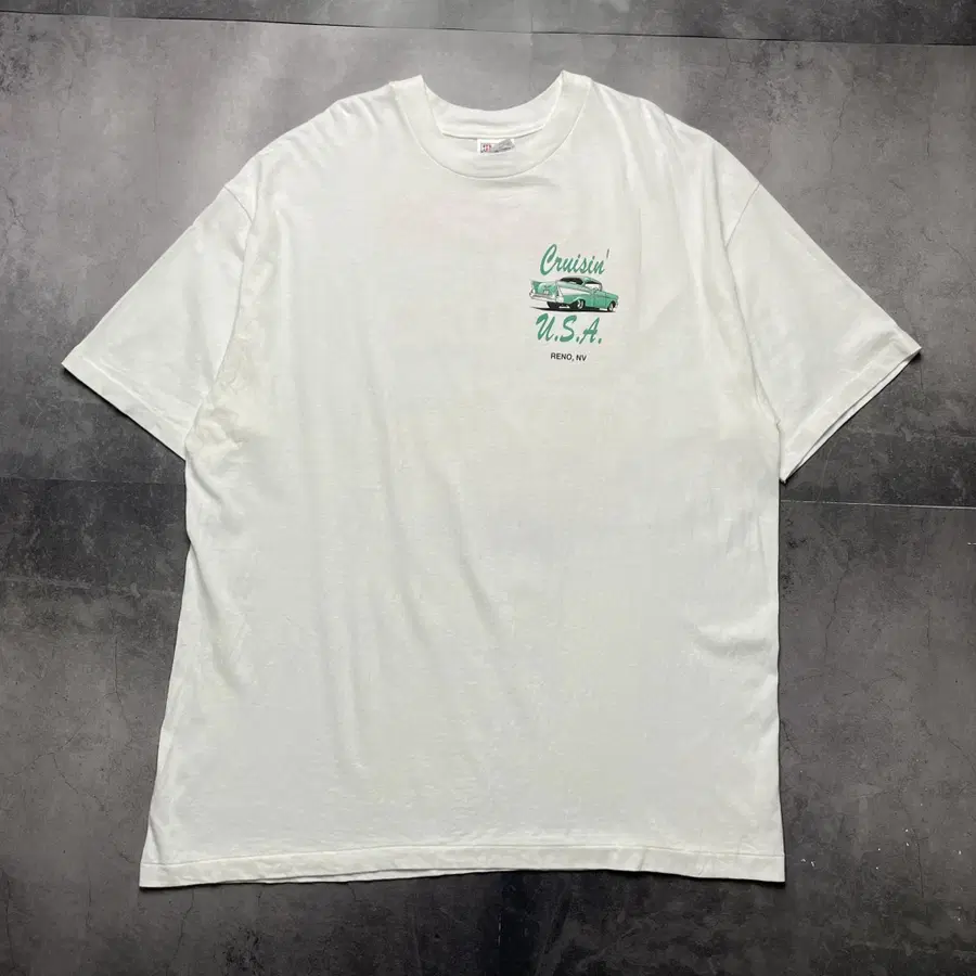 HANES 90s 헤인즈 싱글스티치 그래픽 반팔티셔츠 A01340