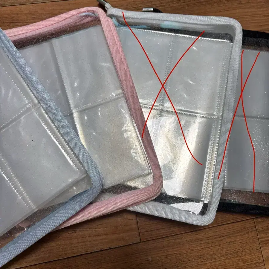 선택) 6공 포카 바인더 3종(속지 10장 포함)
