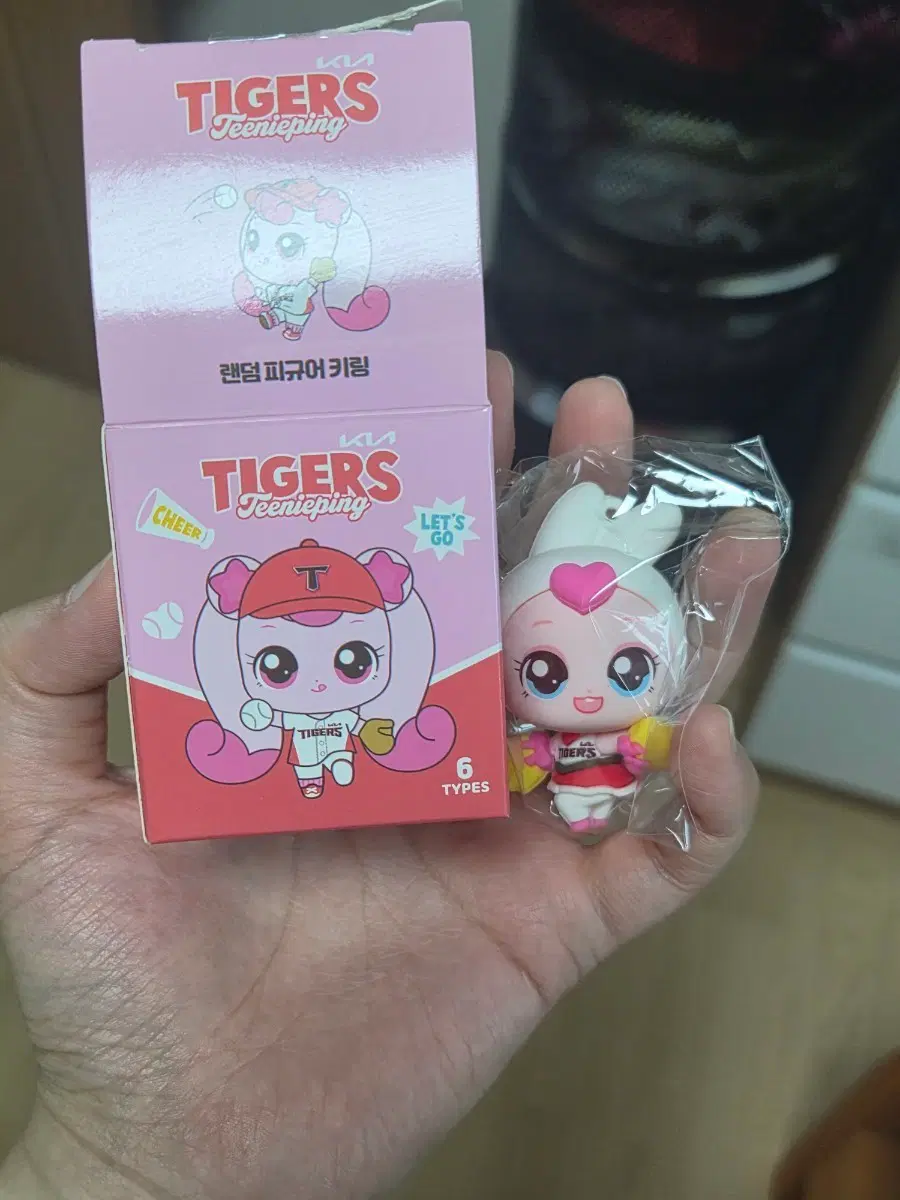 (비닐미개봉) 기아타이거즈 티니핑 랜덤 피규어 키링 깡총핑