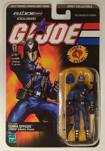 HASBRO COLECTORS CLUB EXCLUSIVE COBRA OFFICER 3.5인치