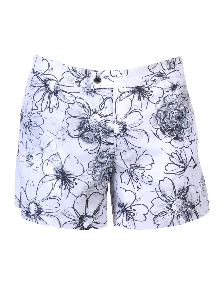 JIL SANDER BROKEN FLOWER SWIMMING PANTS