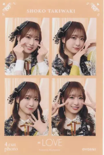=LOVE vol.3 타키와키 쇼코 4컷 포토 카드