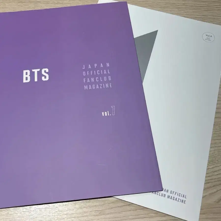 BTS 재팬 오피셜 팬클럽 매거진 Vol. 7,8 세트