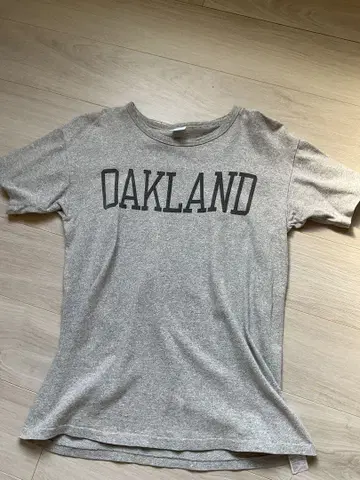 Champion OAKLAND T셔츠 그레이 L 사이즈 8812