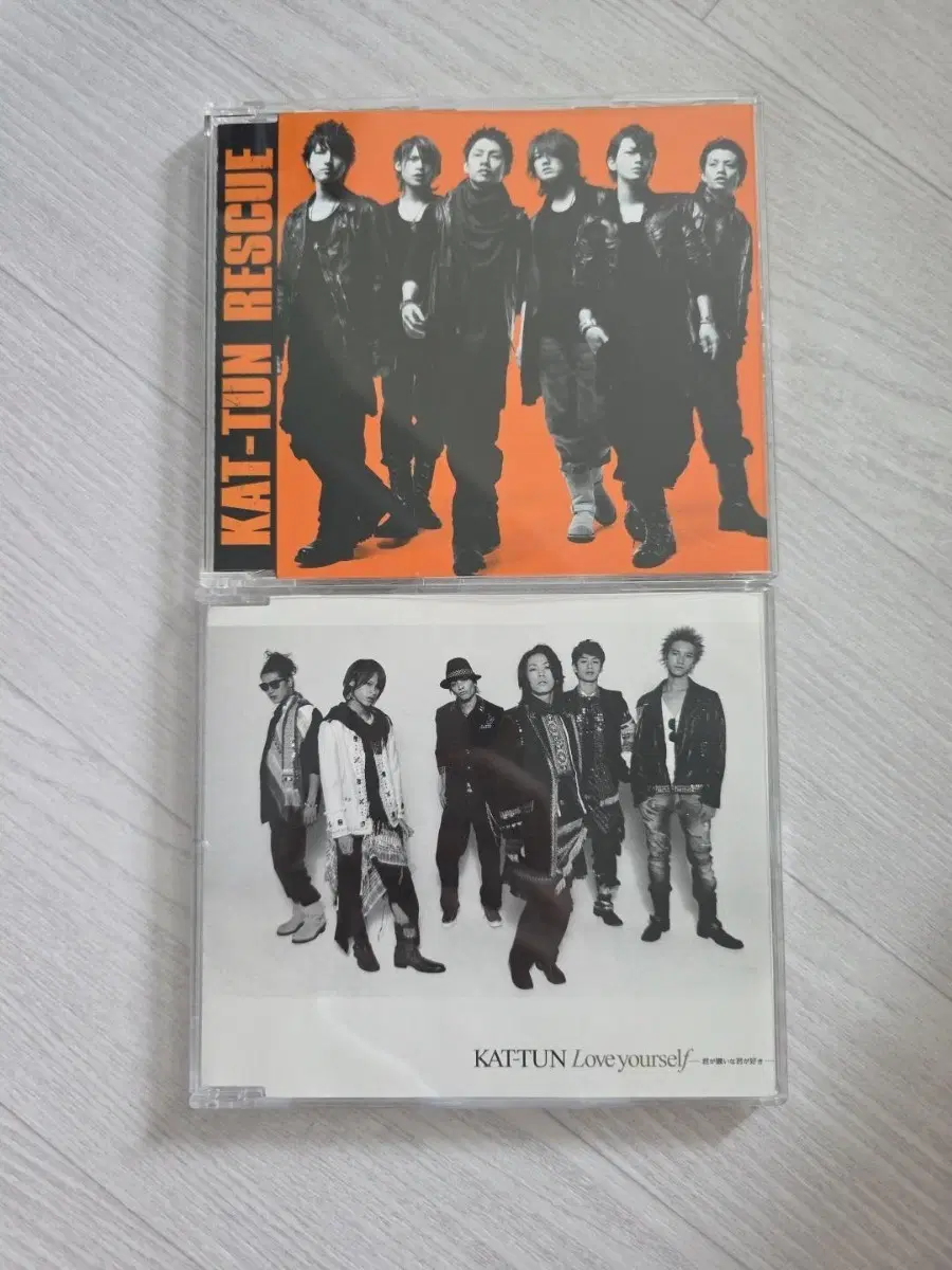 KAT-TUN 일본판 CD 2종 일괄 / RESCUE Love yourself