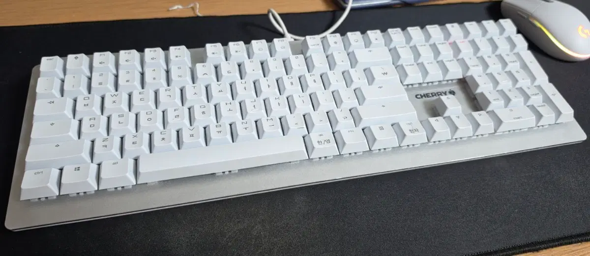 체리 MV 3.0 VIOLA RGB 화이트 키보드 팝니다