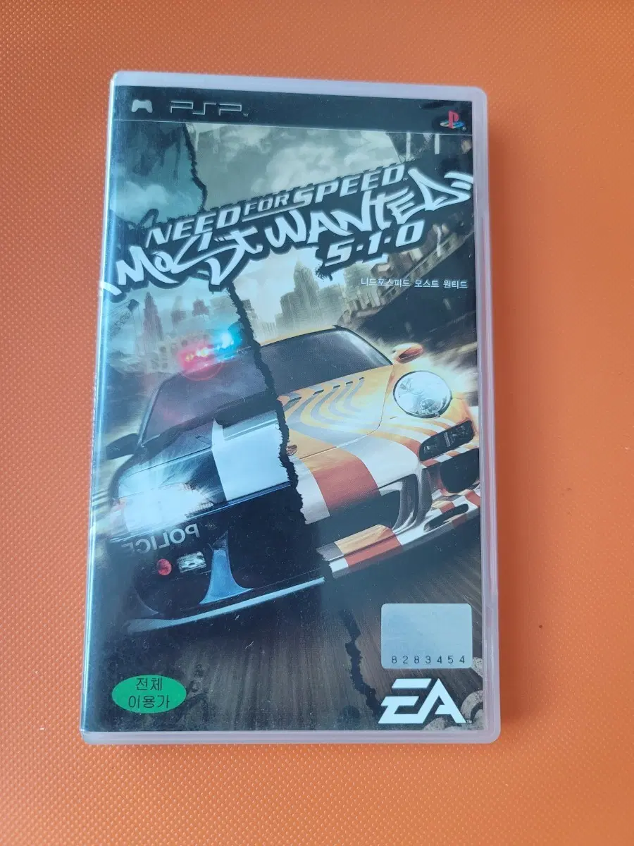 PSP 정발 한글판 니드포스피드 모스트 원티드 5-1-0