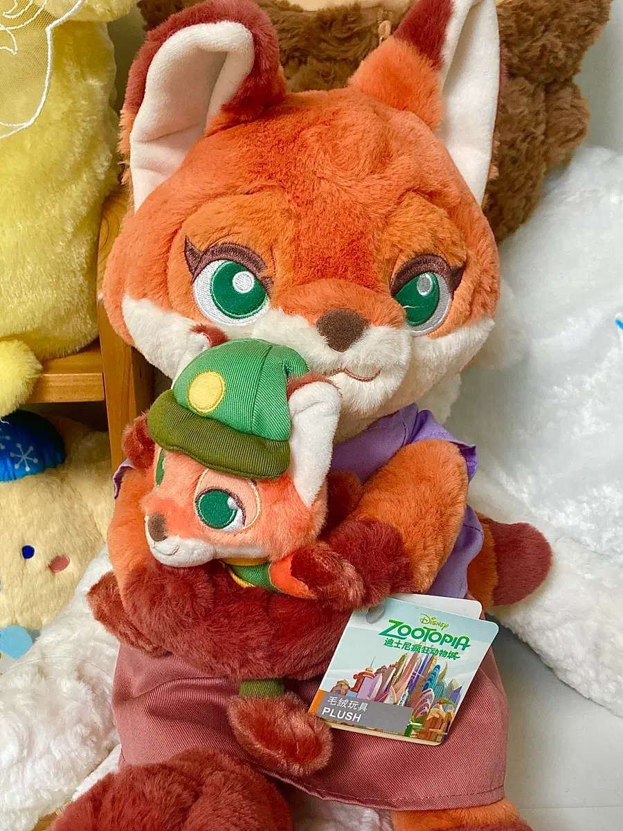 주토피아 상하이 닉 인형