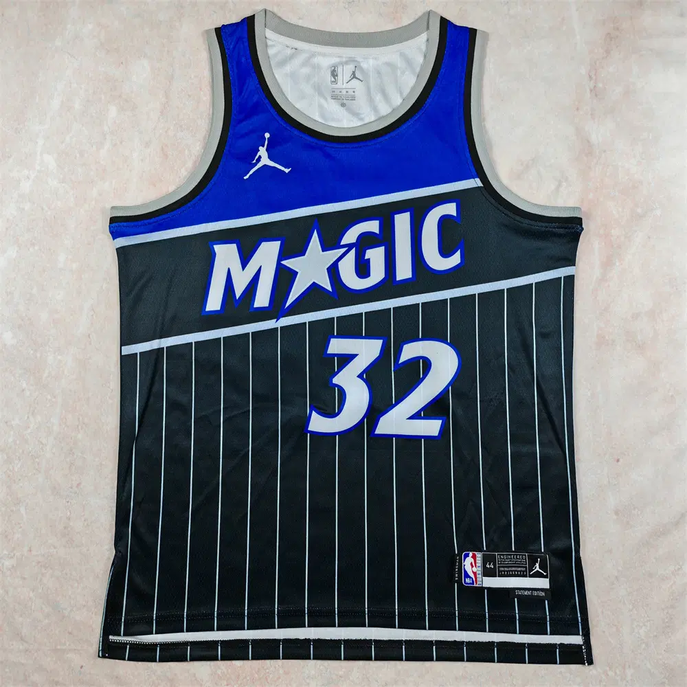 샤킬 오닐 NBA 농구복 2026년형 매직넘버 32호 블랙고온프린트