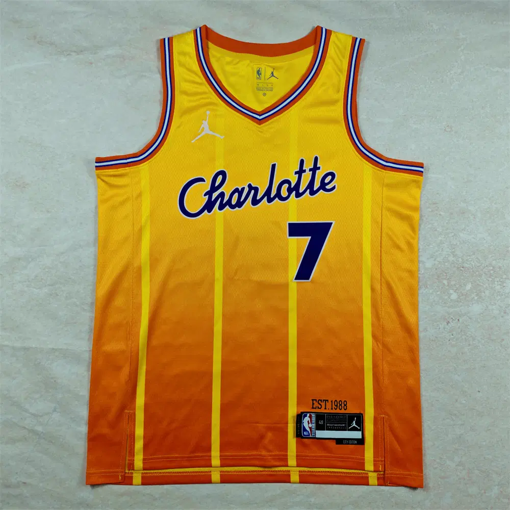콘 니펠 NBA 농구복 2026 스타일 와스프 7호 옐로우 시티 버전