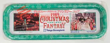 도쿄 디즈니랜드 알루미늄 트레이/실사 일본 석유 CHRISTMAS FANTASY 1989 1989