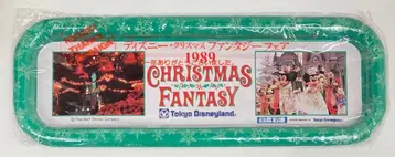 도쿄 디즈니랜드 알루미늄 트레이/실사 일본석유 CHRISTMAS FANTASY 1989 1989
