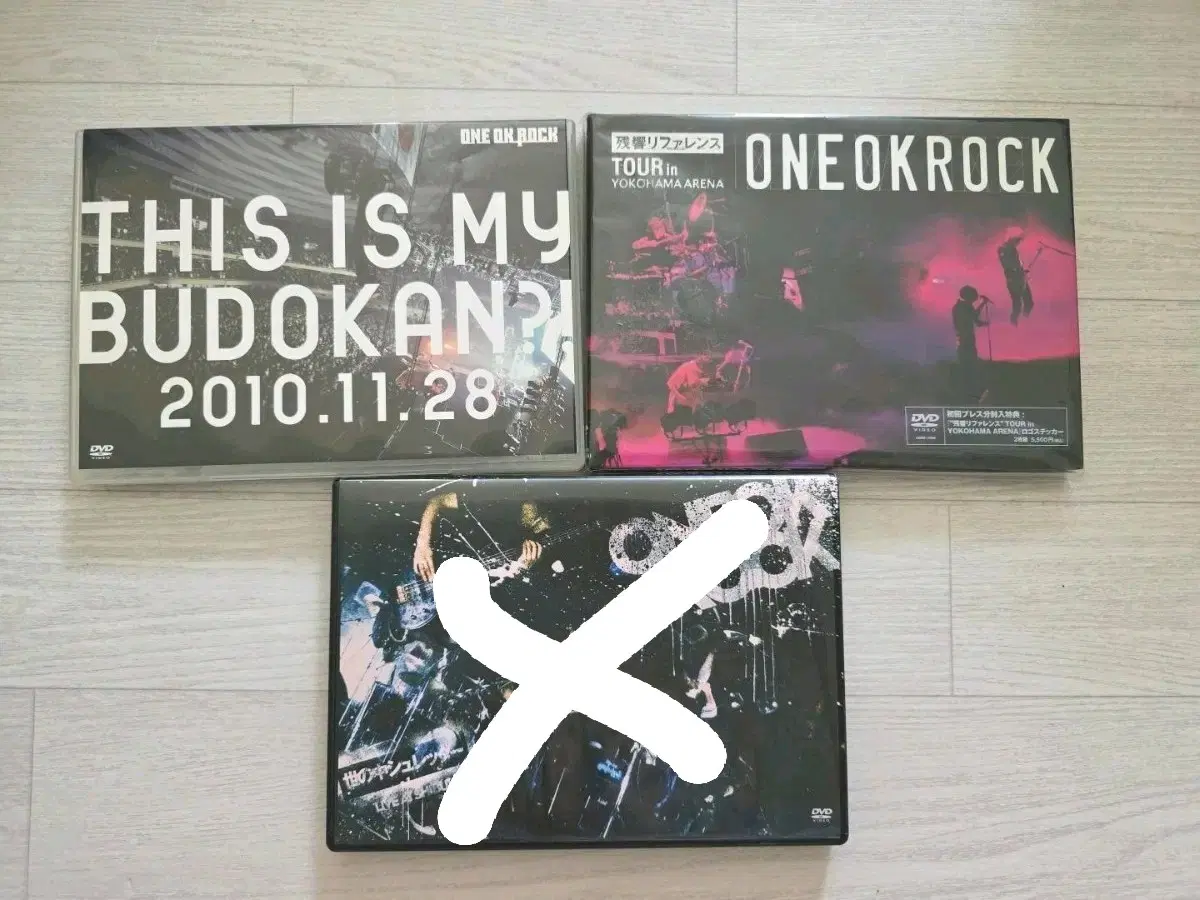 ONE OK ROCK 원오크록 일본판 라이브 DVD 3종