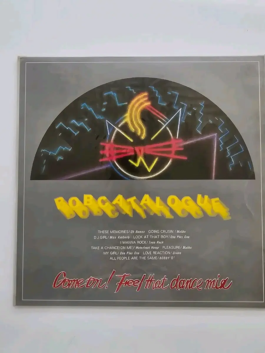 밥 카탈로그 LP/ Bob Catalogue: Come On! Feel That Dance Mix/ 가사집 있음/ NM