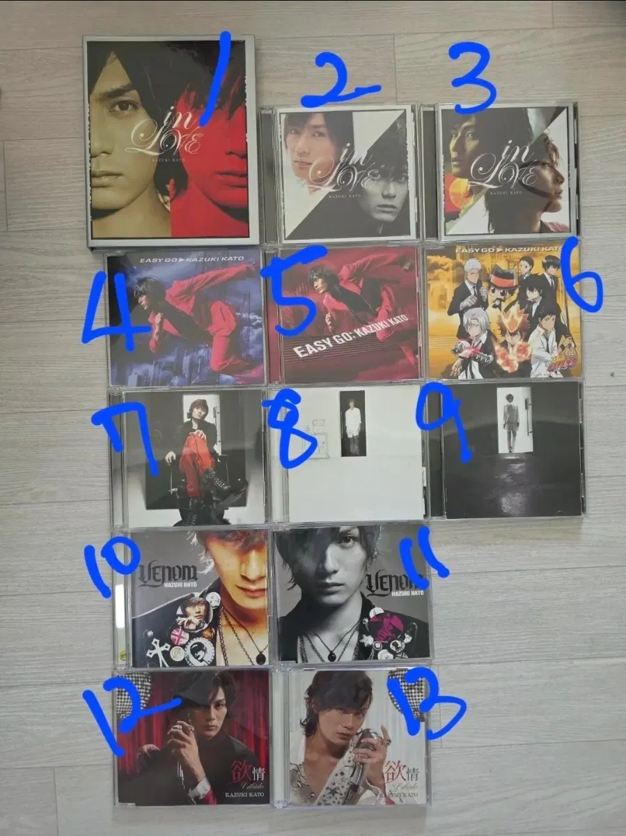 카토 카즈키 CD 3장 만원