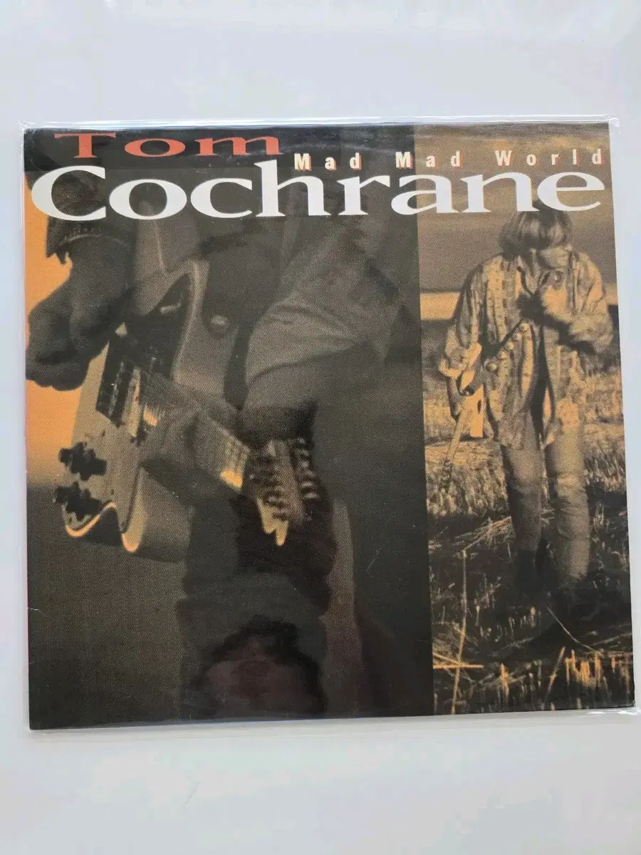 Tom Cochrane LP/ 톰 코크란 - Mad Mad World/ 가사집 있음/ NM