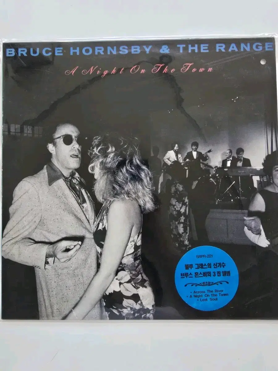 브루스 혼스비 3집 .LP/ Bruce Hornsby & The Range - A Night On The Town/ 가사집 있음/ MINT