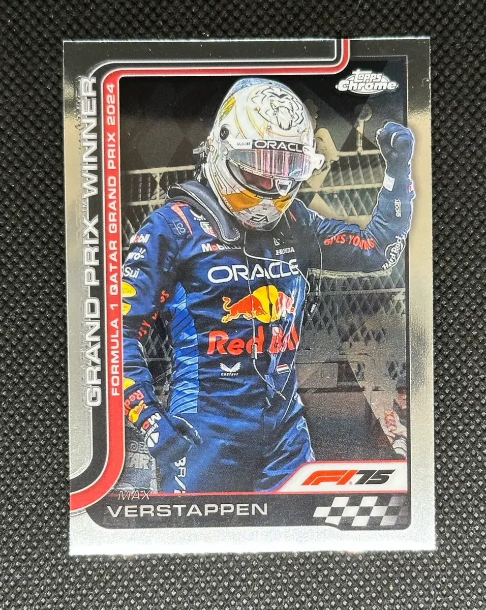 2025 F1 탑스 크롬 막스 베르스타펜 카드