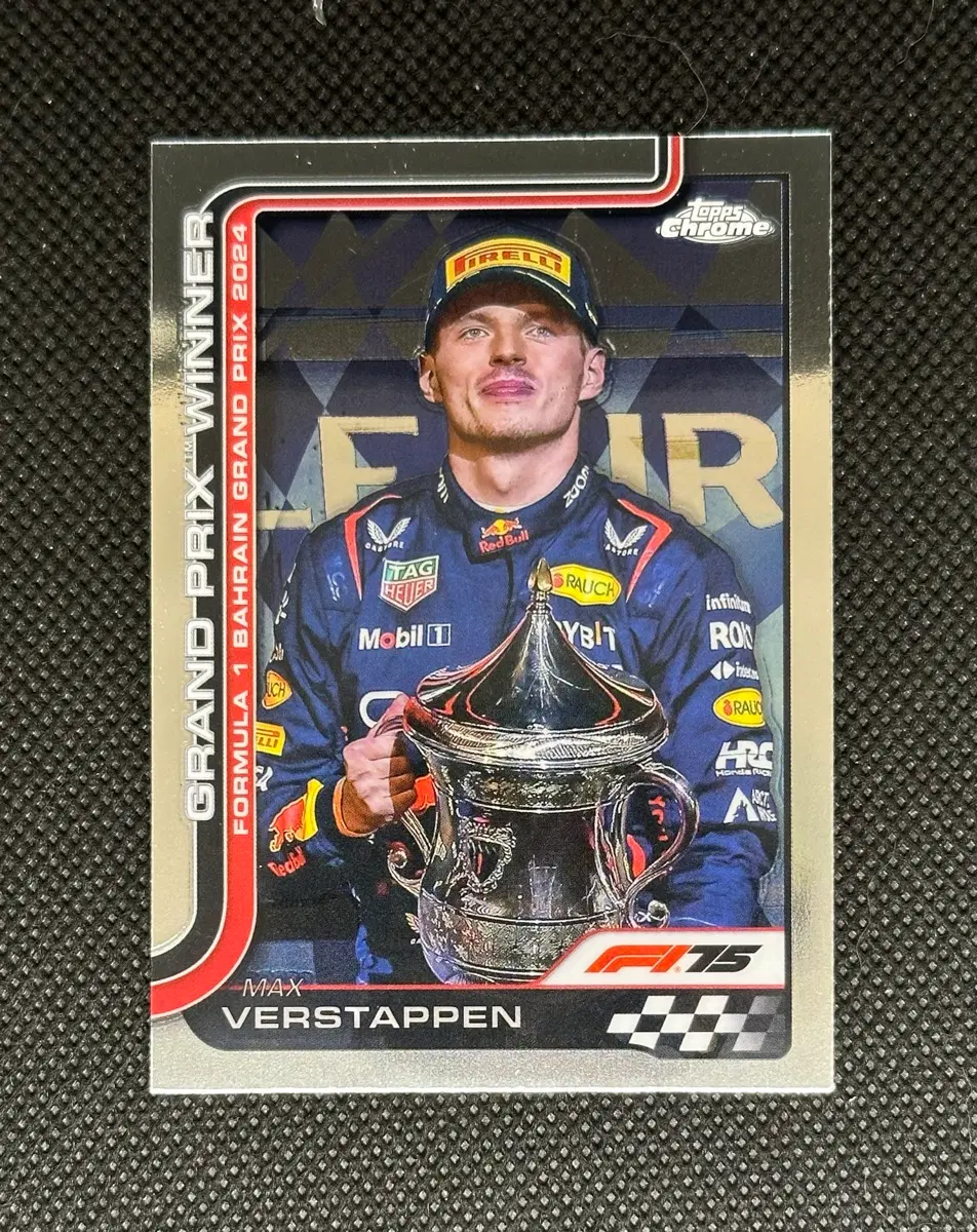2025 F1 탑스 크롬 막스 베르스타펜 카드