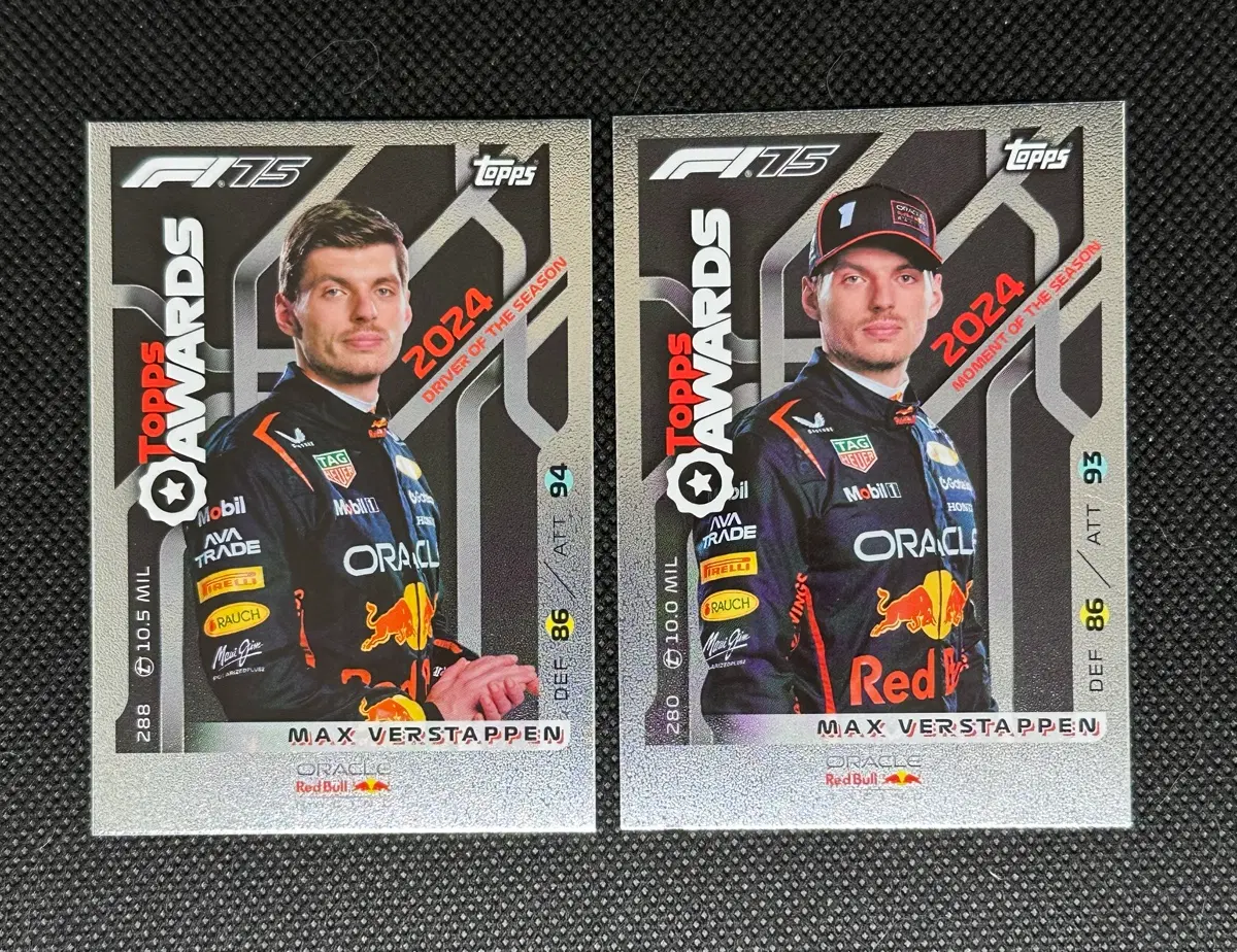 2025 탑스 f1 터보 어택 막스 베르스타펜 카드