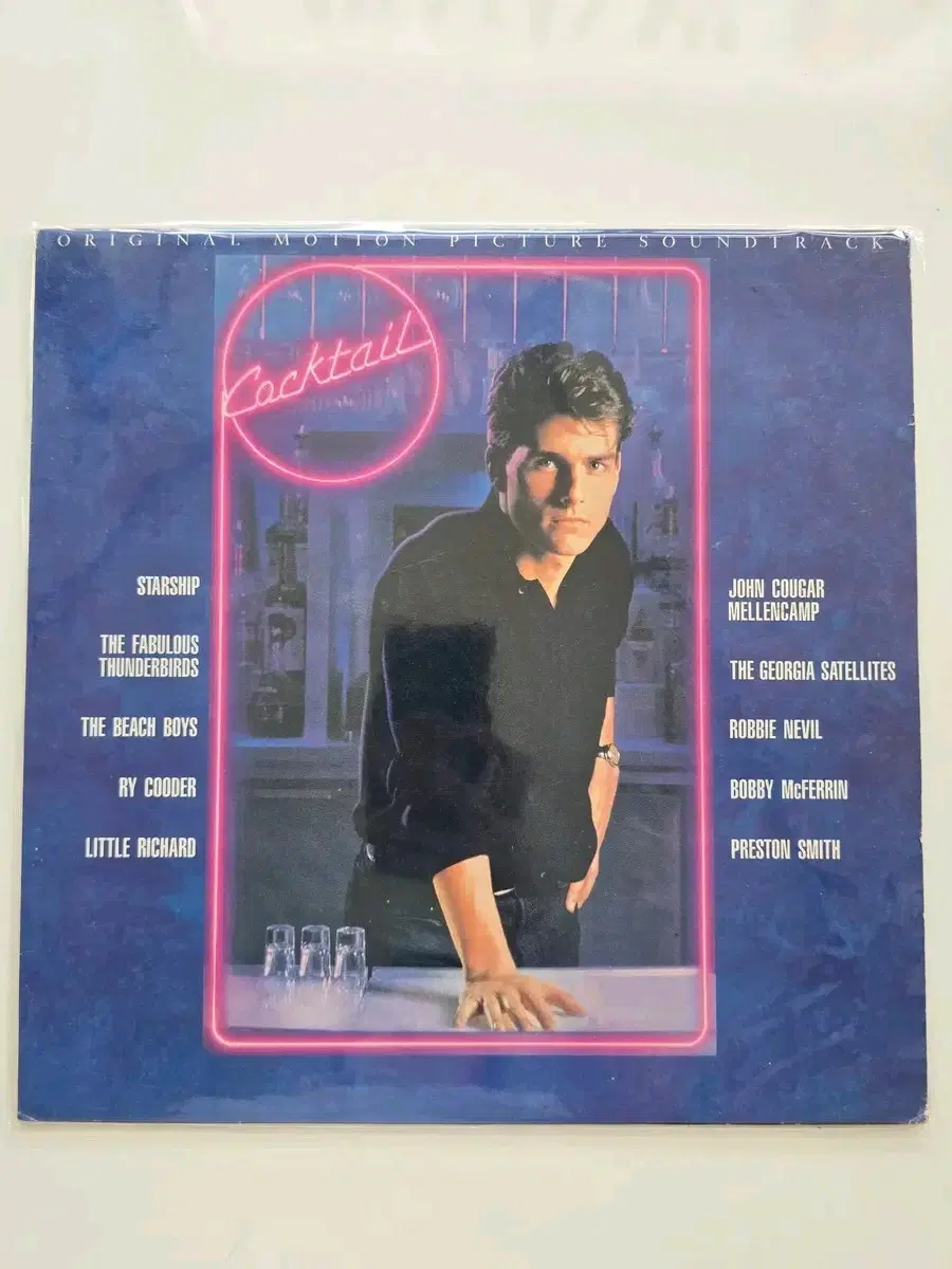 톰 크루즈 영화 칵테일 OST LP/ Cocktail (Original Motion Picture Soundtrack)/ EX+