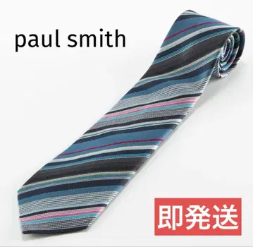 [Paul Smith (폴스미스)] 멀티 스트라이프 패턴 실크 넥타이