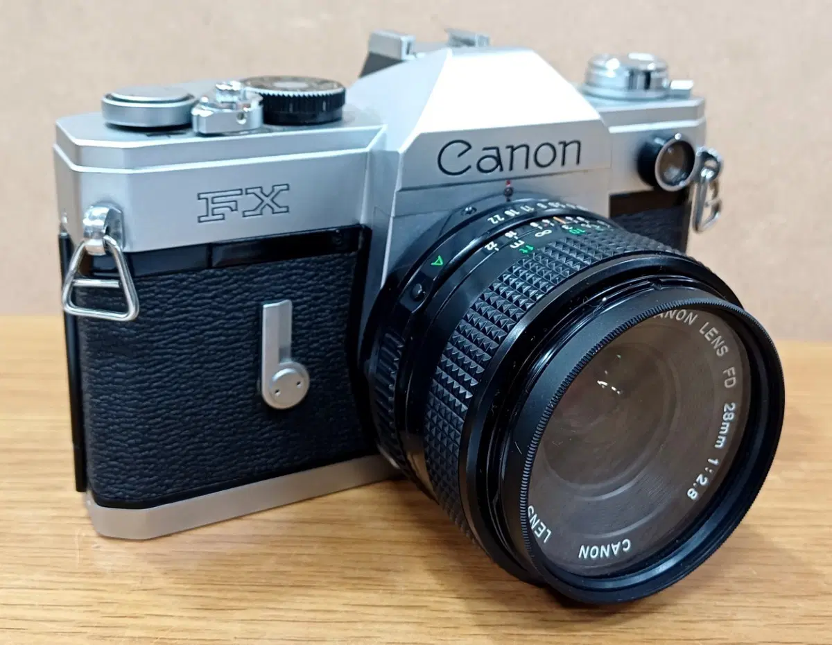 캐논 FX+FD28mm SLR 카메라