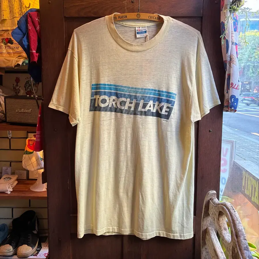80s Torch Lake Graphic T-Shirt Made in USA
