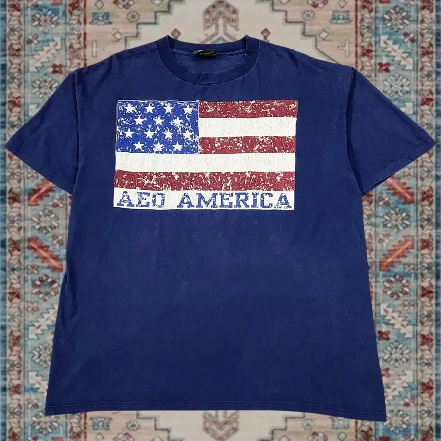 90s Made in USA 아메리칸 이글 성조기 티셔츠 XL